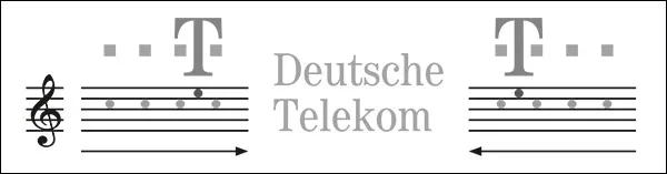Sound-Logo Deutsche Telekom (Quelle: Kilian, 2009, S. 40)